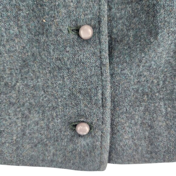 Vintage Pendleton Womens Cropped Wool Jacket With Button Closure Size 14 USA - Picture 4 of 10